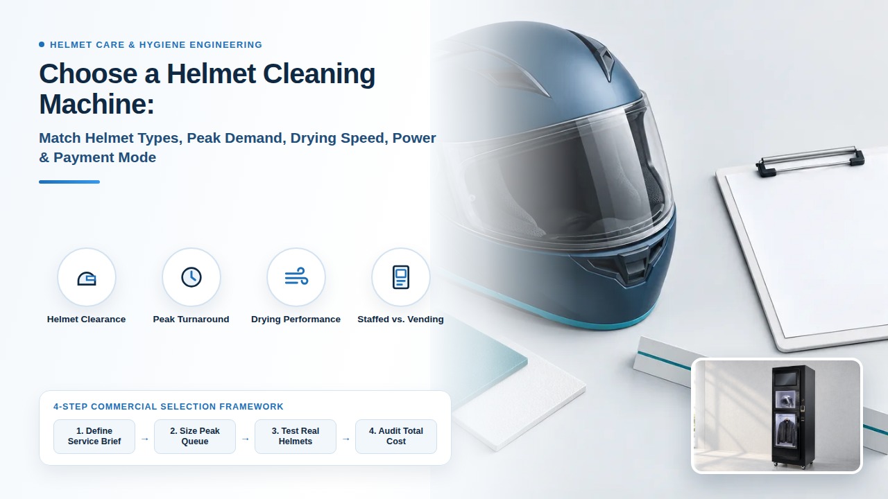 How to Choose a Commercial Helmet Cleaning Machine